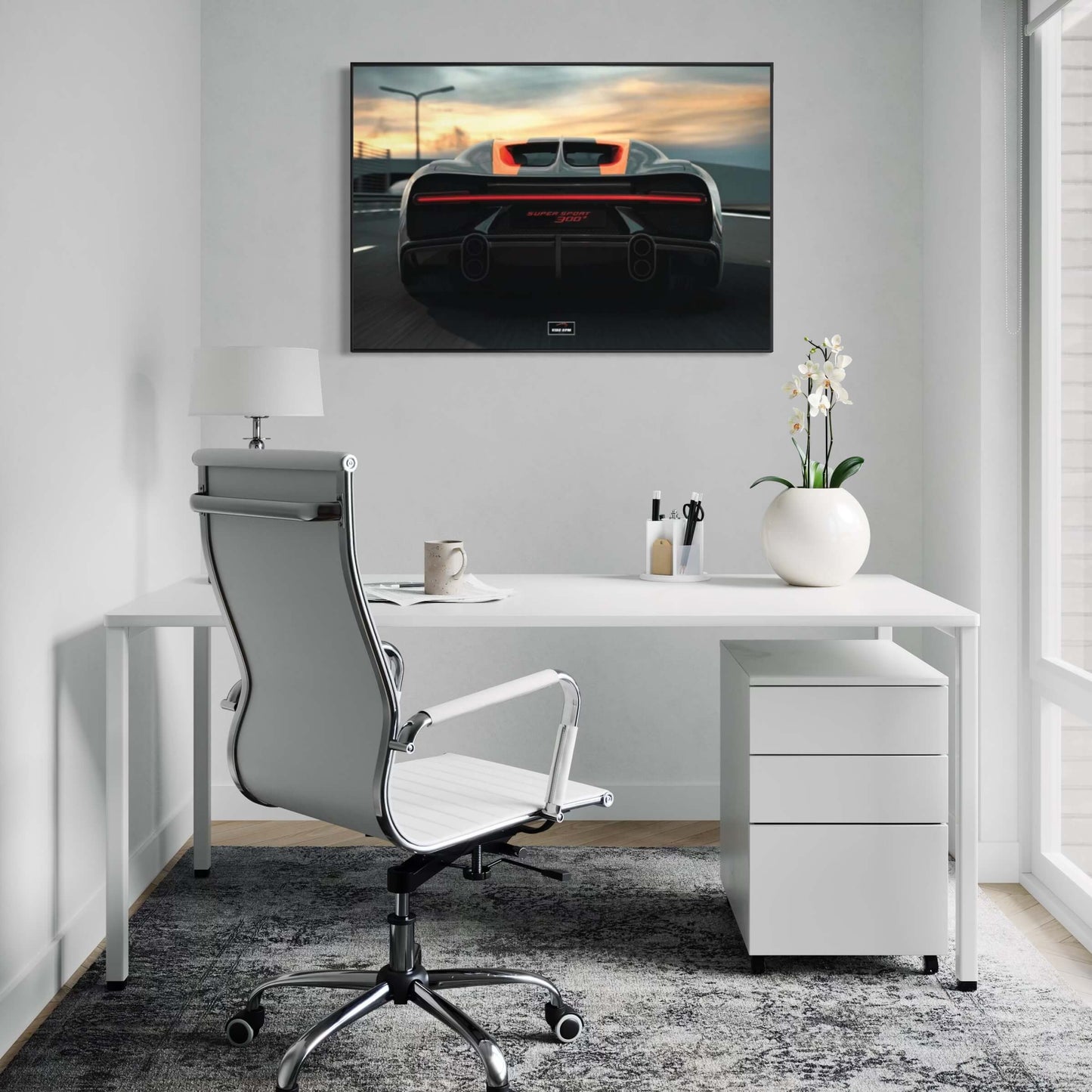 Tableau NÉON Bugatti Chiron