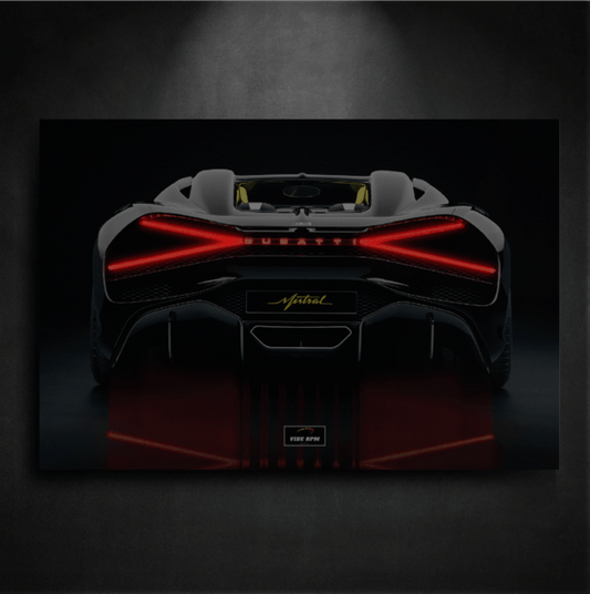 Tableau NEON Bugatti Mistral