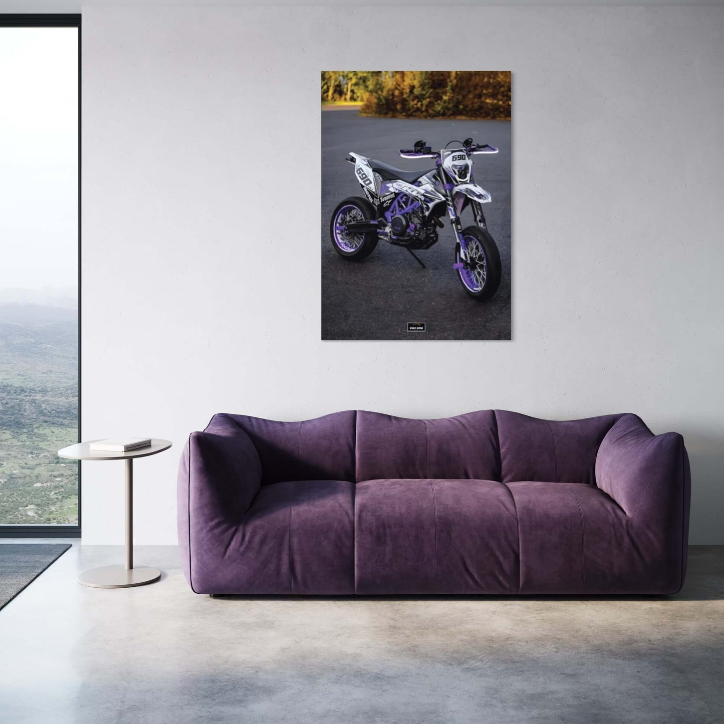 Tableau NÉON KTM MOTOCROSS