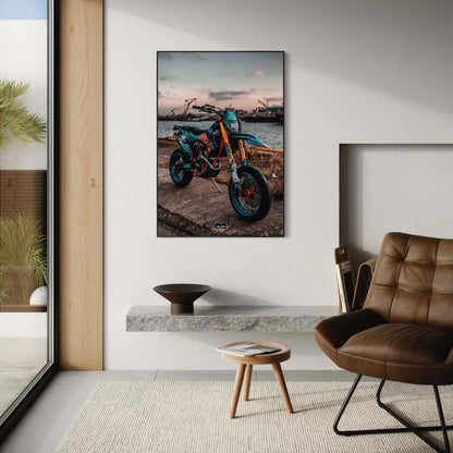 Tableau NÉON MOTOCROSS