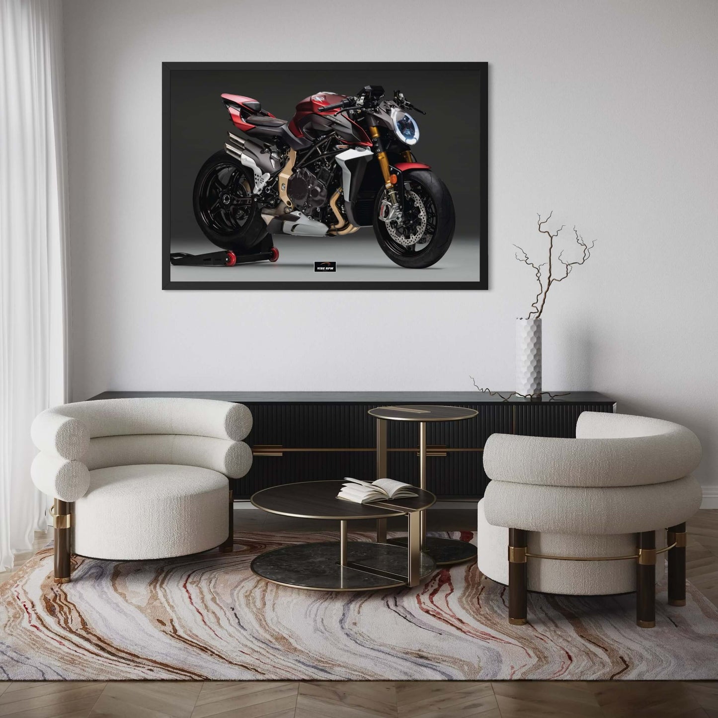 Tableau NÉON MV Agusta Dragster 800