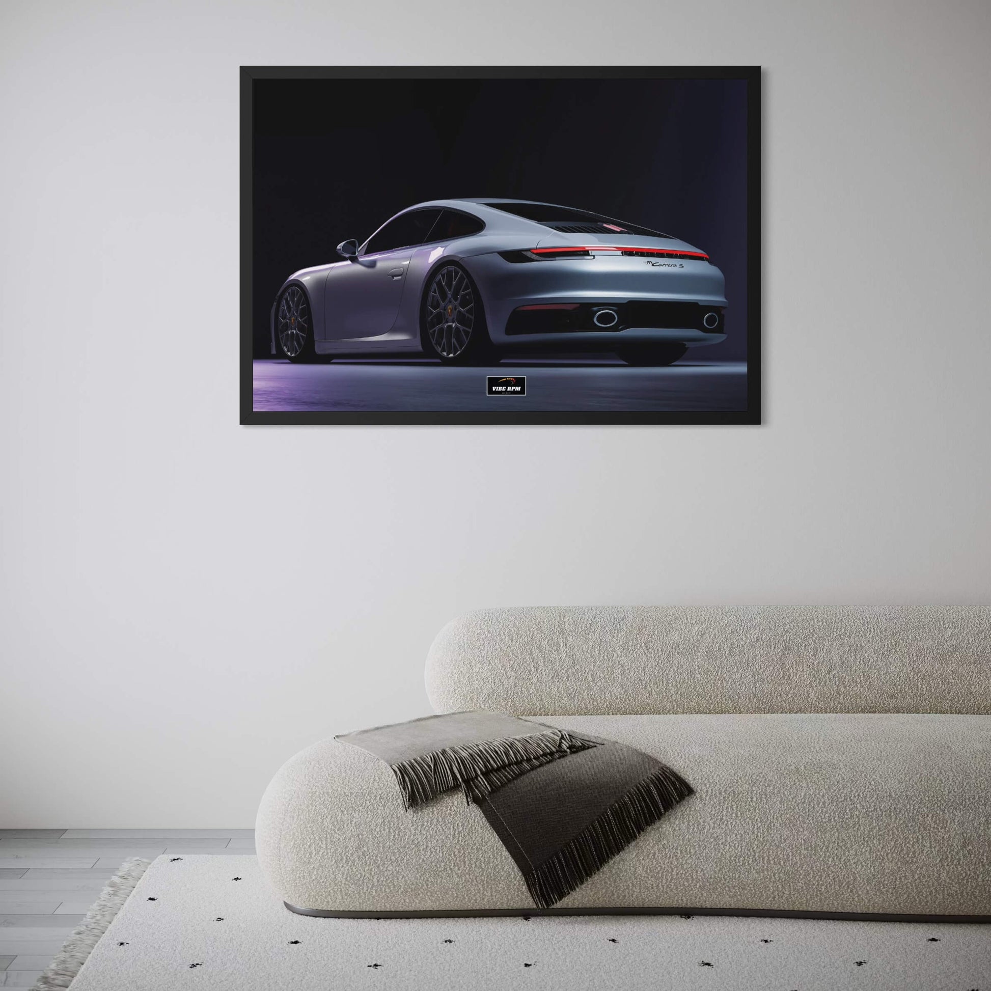 Tableau NÉON Porsche 911 Carrera S