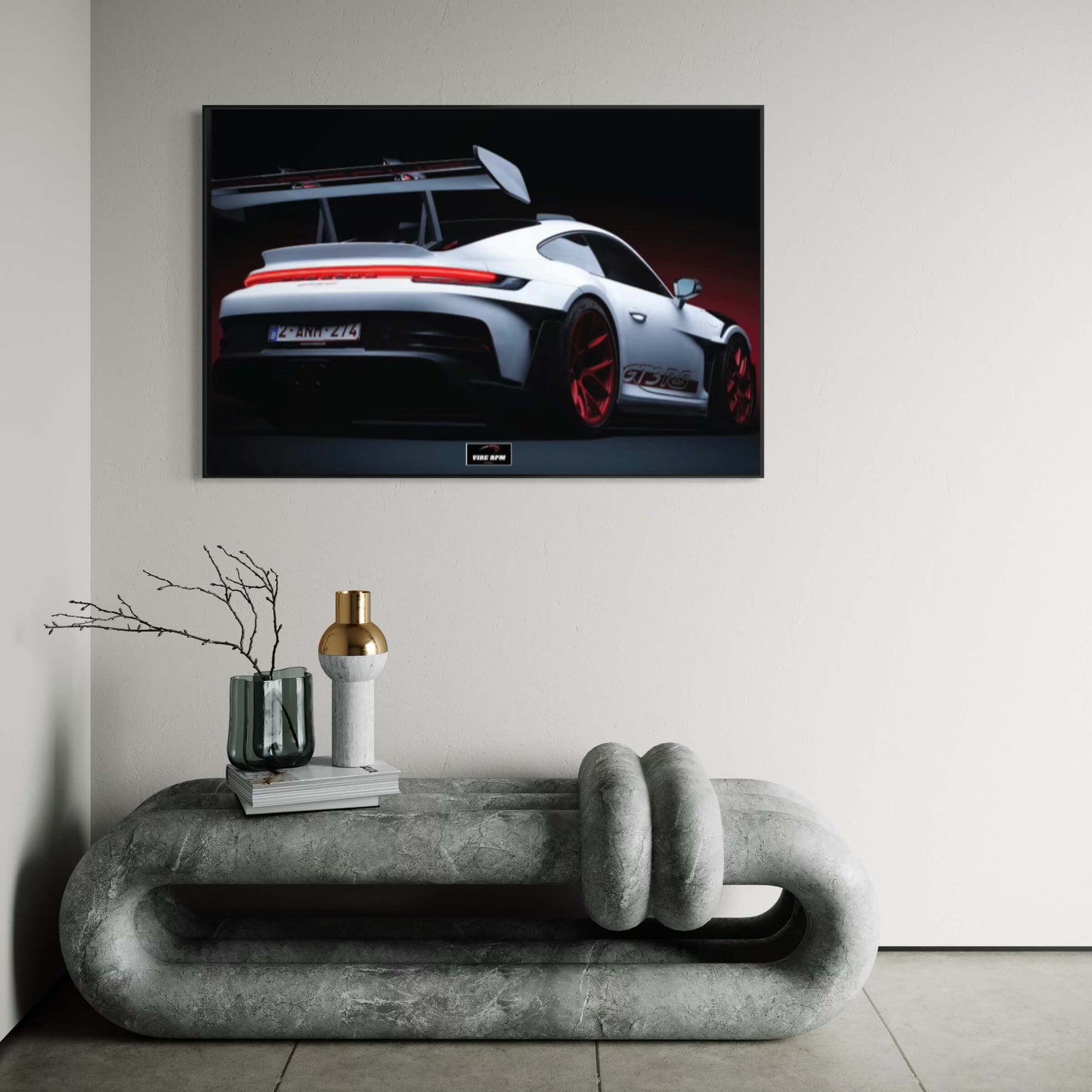 Tableau NÉON Porsche 911 GT3 RS