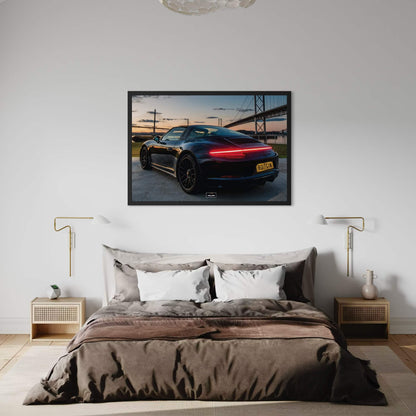 Tableau NÉON Porsche 911 Targa