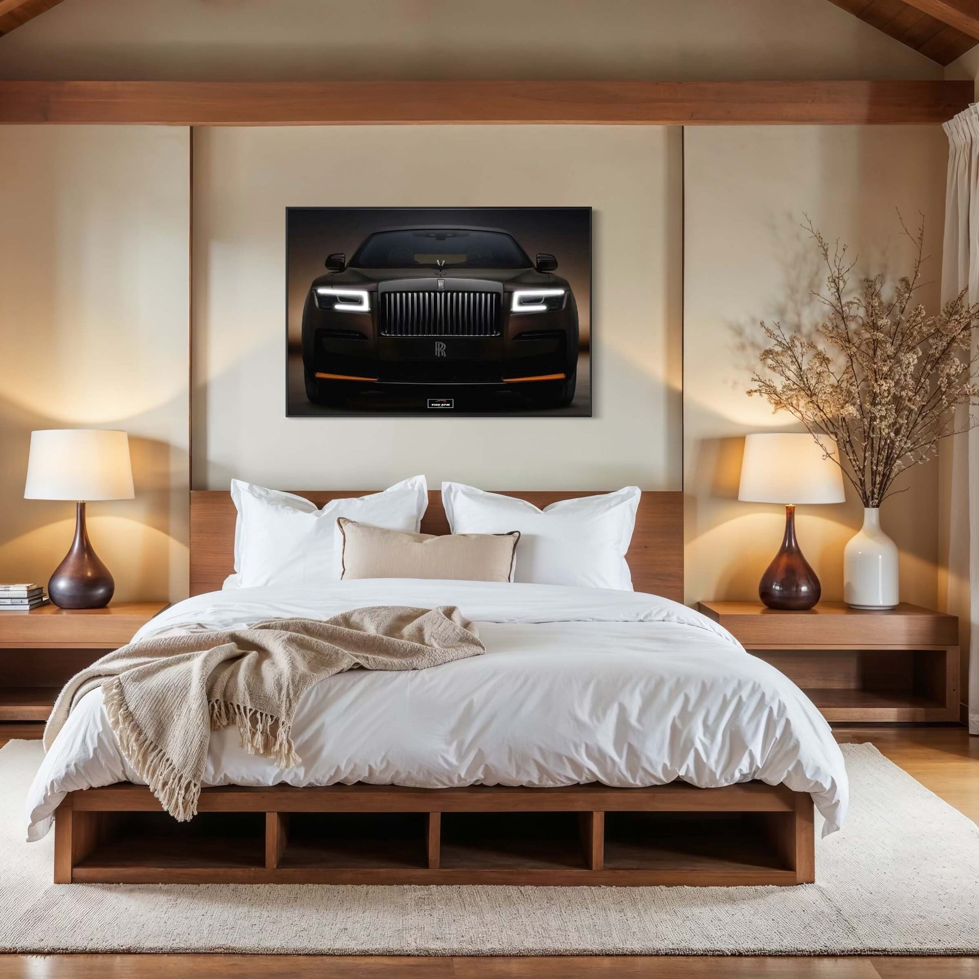 Tableau NÉON Rolls-Royce Black Badge Ghost