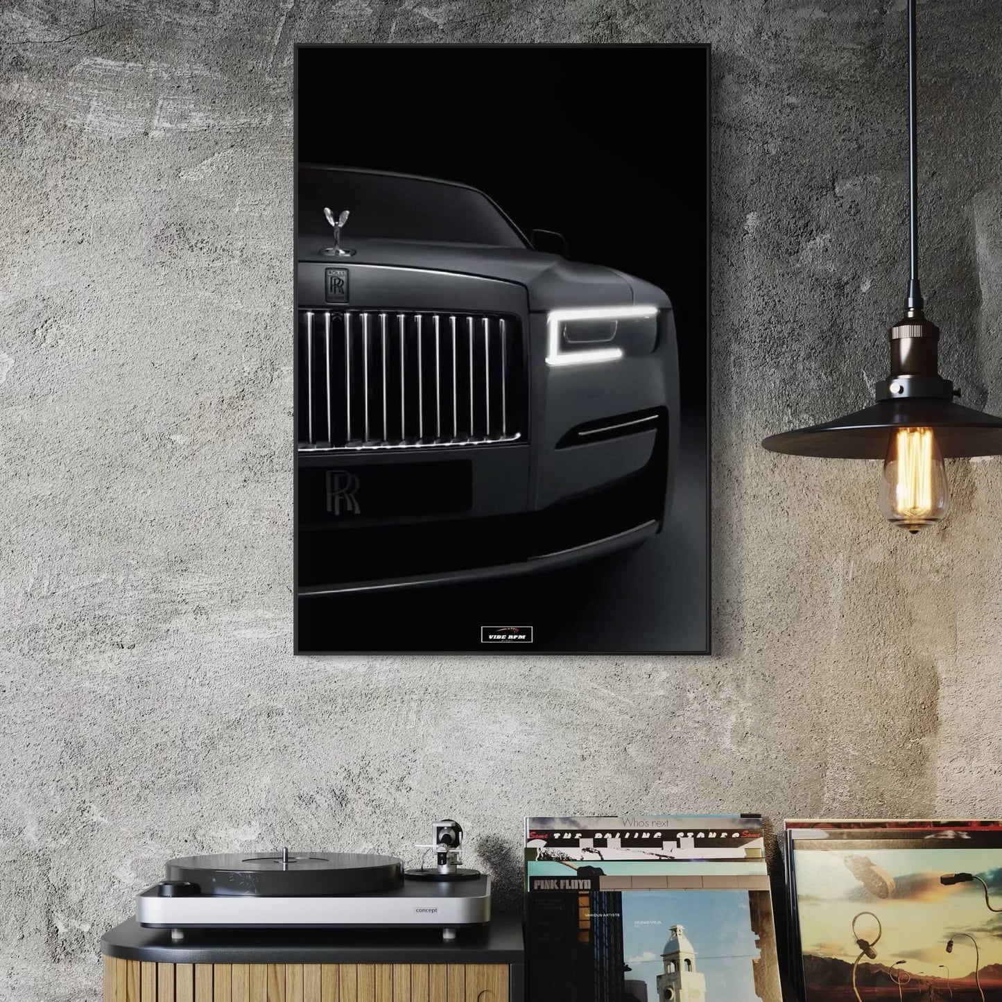 Tableau NÉON Rolls-Royce Ghost Prism