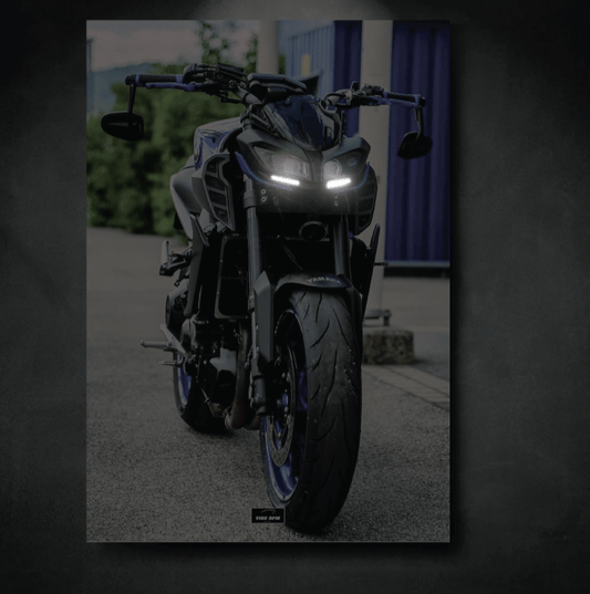 Tableau NEON YAMAHA MT09 Face 2