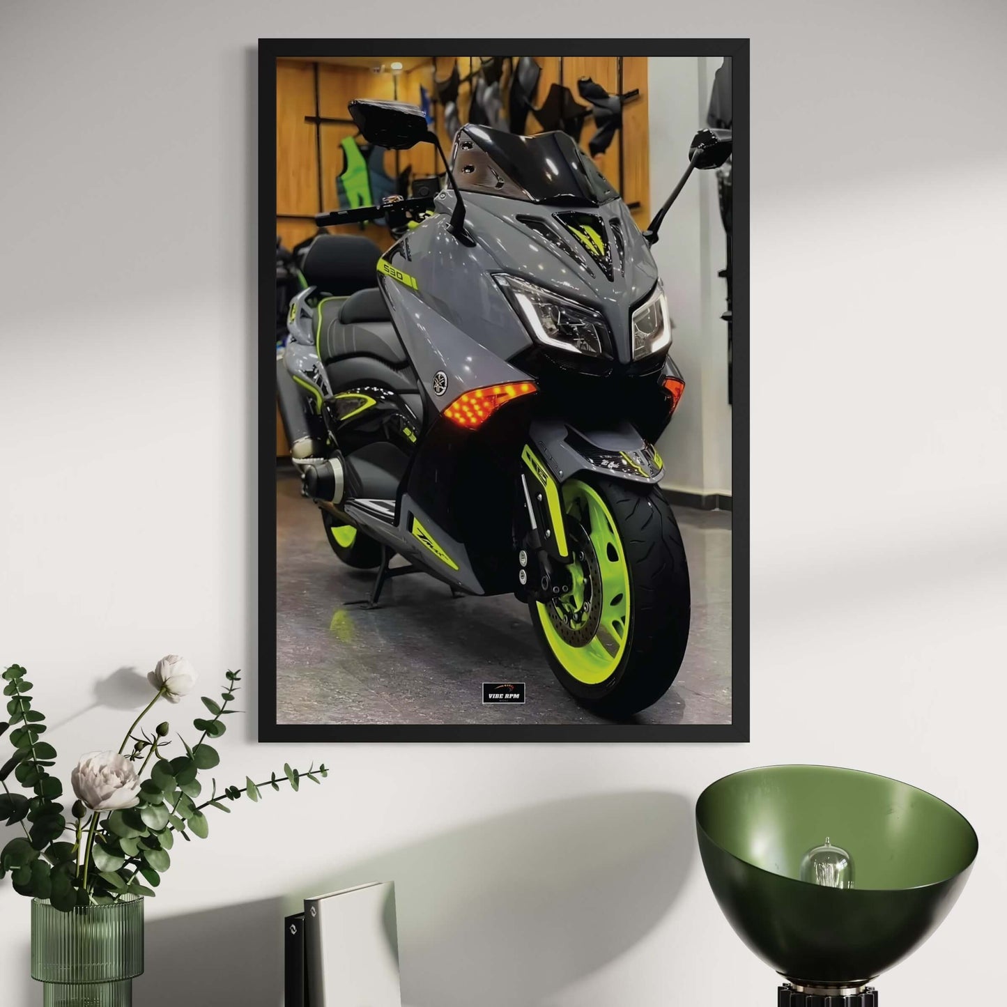 Tableau NÉON YAMAHA TMAX 530
