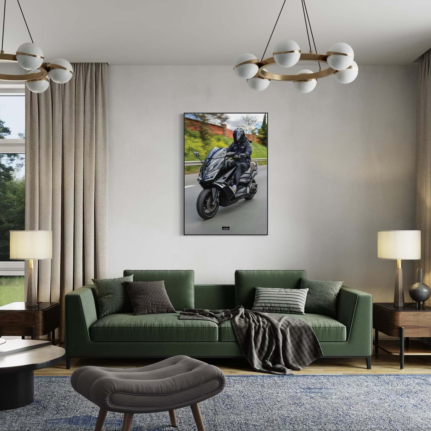 Tableau NÉON YAMAHA TMAX 530