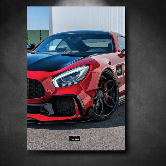 Tableau NÉON Mercedes AMG GT S