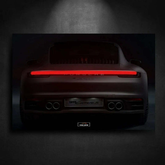 Tableau NÉON Porsche 911 Carrera 4S viberpm