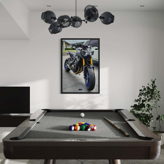 Tableau NÉON YAMAHA MT09 Face 2