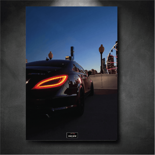 Tableau NÉON Mercedes AMG CLS 63S