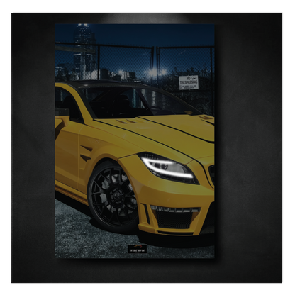 Tableau NÉON Mercedes AMG CLS 63S