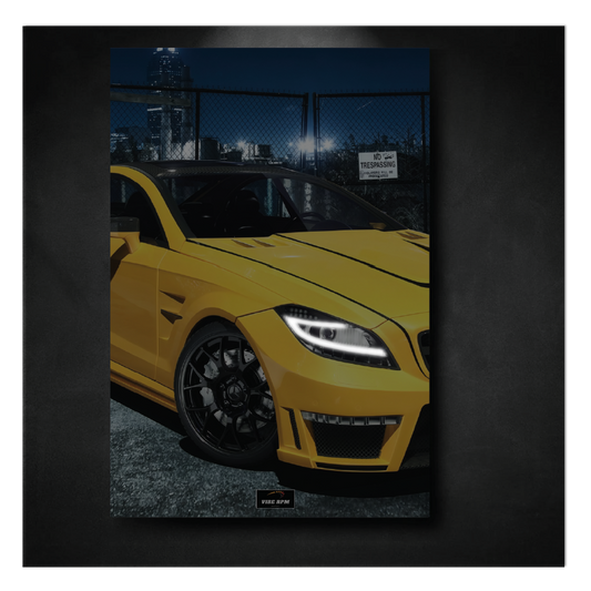 Tableau NÉON Mercedes AMG CLS 63S