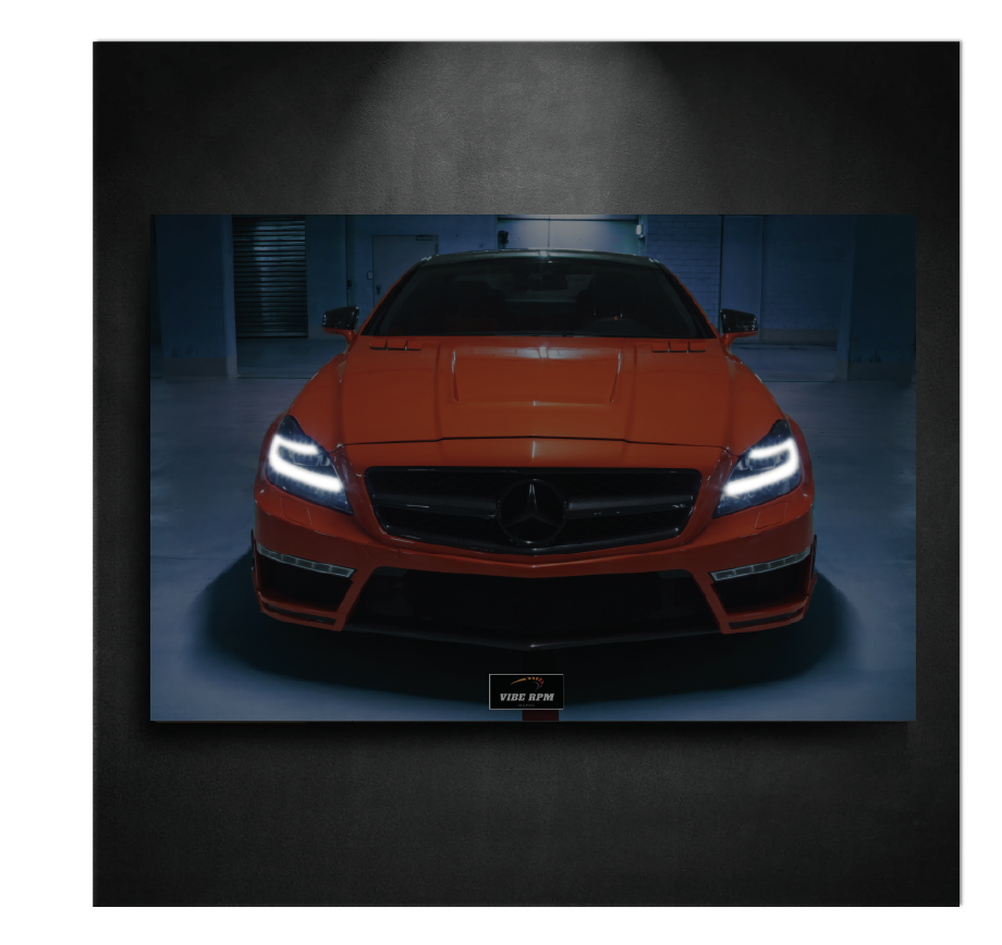Tableau NÉON Mercedes AMG CLS 63S