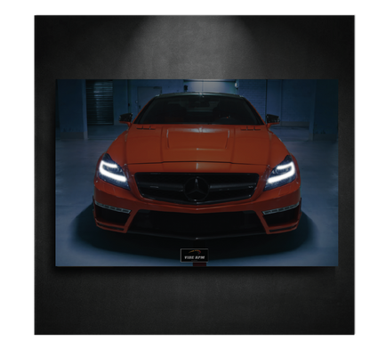 Tableau NÉON Mercedes AMG CLS 63S