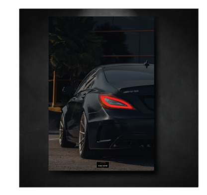 Tableau NÉON Mercedes AMG CLS 63S