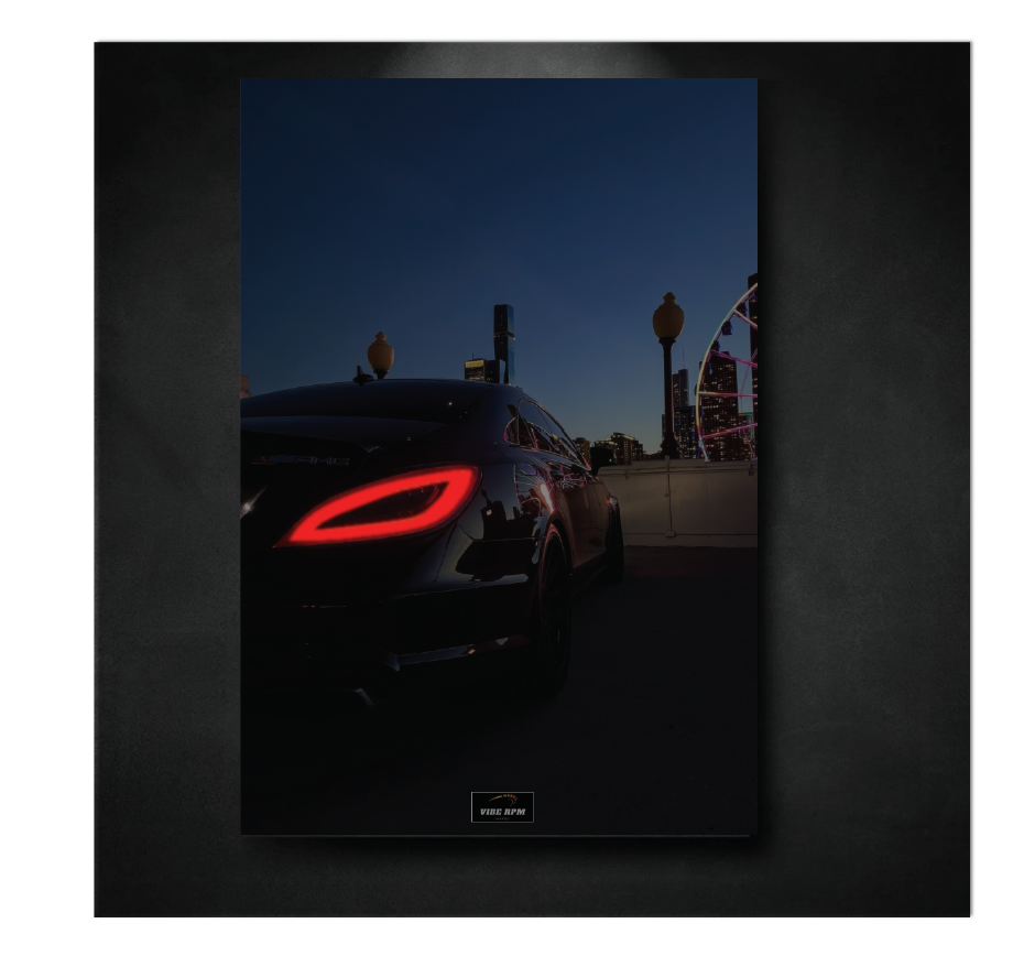 Tableau NÉON Mercedes AMG CLS 63S