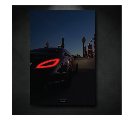 Tableau NÉON Mercedes AMG CLS 63S