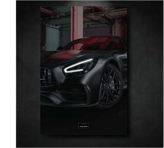Tableau NÉON Mercedes AMG GT R