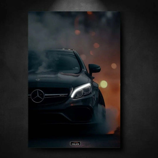 Tableau NÉON Mercedes AMG C63